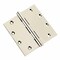 Embassy 5 x 5 Solid Brass Ball Bearing Hinge, Polished Nickel Finish with Flat Tips 5050BBUS14F-1 - alternate 1